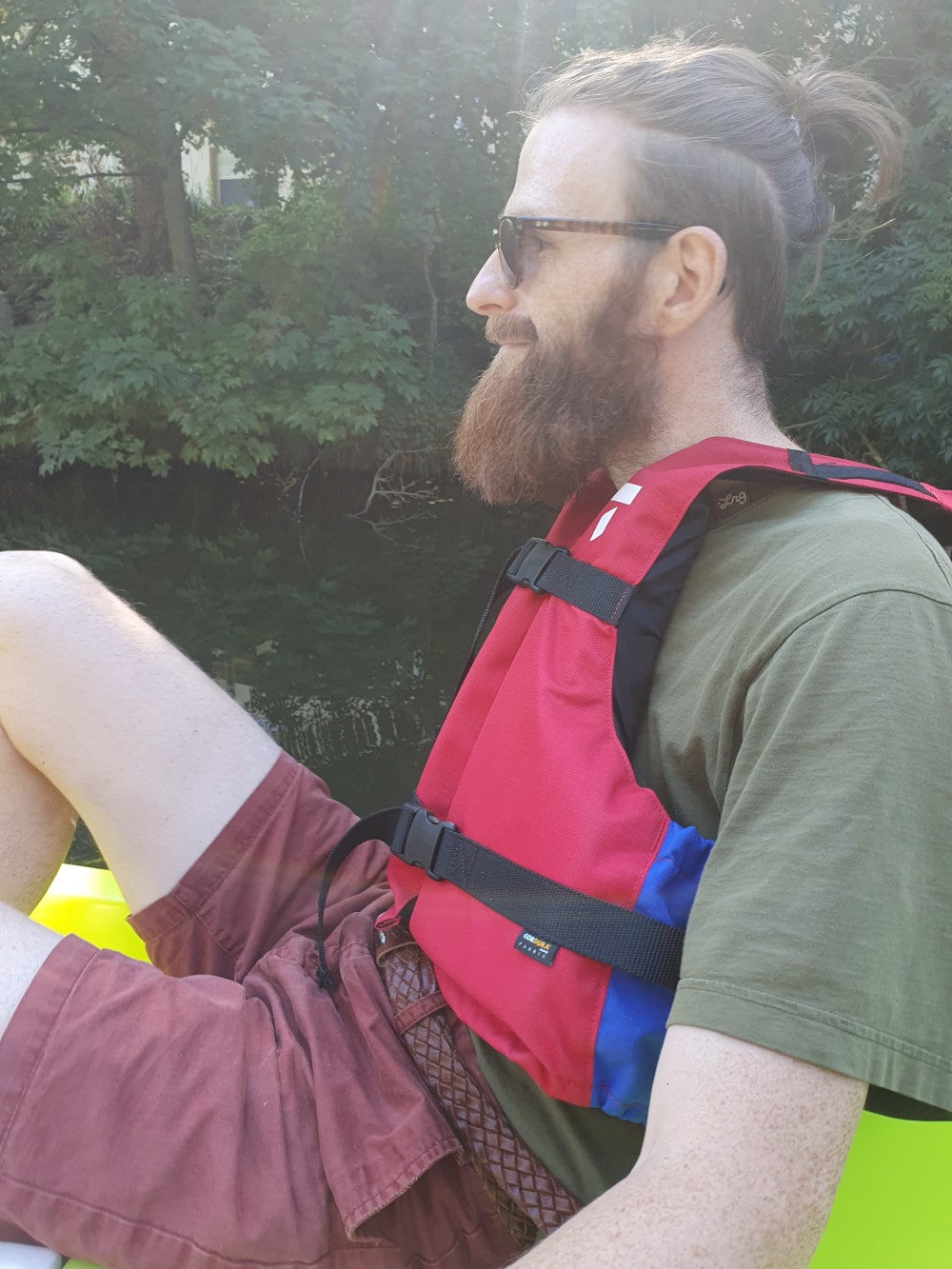 Sur le pedalo